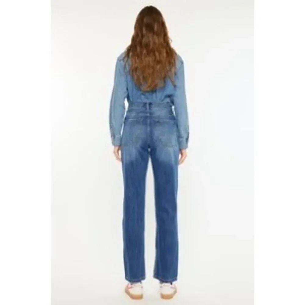 Kancan Dixon Ultra High Rise 90's Boyfriend Jeans Size 11/30 - Picture 2 of 14